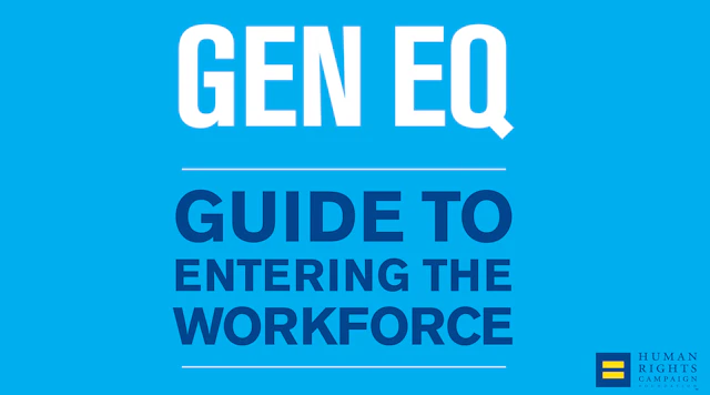 Rectangular image with text that reads "GEN EQ" in all caps with text stacked below that reads "GUIDE TO ENTERIN THE WORKFORCE" in all caps.