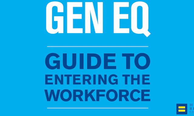 Rectangular image with text that reads "GEN EQ" in all caps with text stacked below that reads "GUIDE TO ENTERIN THE WORKFORCE" in all caps.
