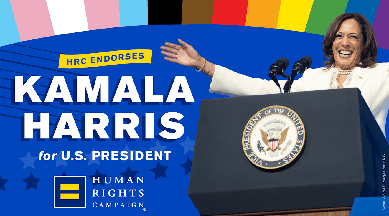 HRC | Human Rights Campaign Joins President Biden in Endorsing Kamala…